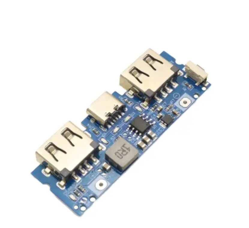 ماژول ساخت پاوربانک Fast Charge دارای TYPE-C و دو خروجی USB مدل LX-LBU2C