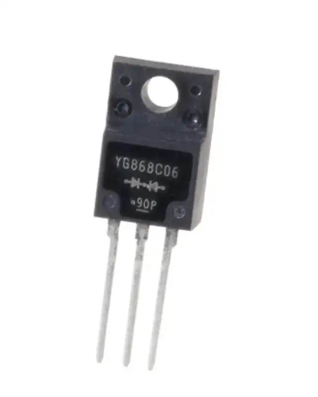 دوبل دیود شاتکی YG868C06R 60V-30A ژاپنی مارک FUJI پکیج TO-220FP